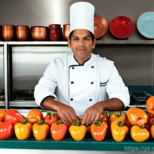 다문화 요리사의 하루 - **The Culinary Dawn: A Chef's First Glimpse**
    A multicultural chef stands in a brightly lit, pri...