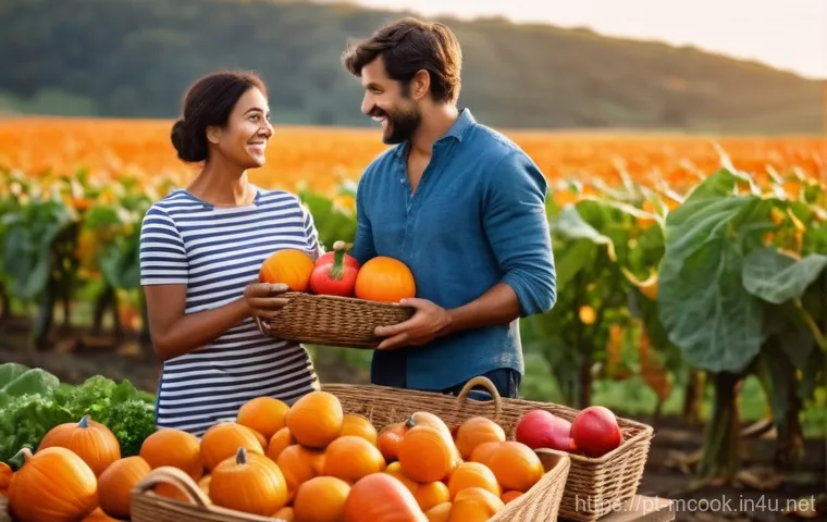 다문화 요리사와 제철 재료 활용법 - **"A warmly lit, rustic-chic Portuguese kitchen where a male chef of Brazilian descent (wearing a sm...
